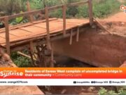 Residents of Esereso West lament over abandoned bridge.