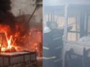 Fire destroys about 500 structures in Tema fire outbreak at tema
