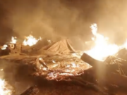Fire ravages Tamale Timber Market tamale wood market fire