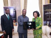Commonwealth Honored with Otumfuo Commemorative Coin Presentation of Otumfuo's Commemorative Gold coin to Commonwealth Secretary General, Her Excellency Shirley Ayokor Botchwey