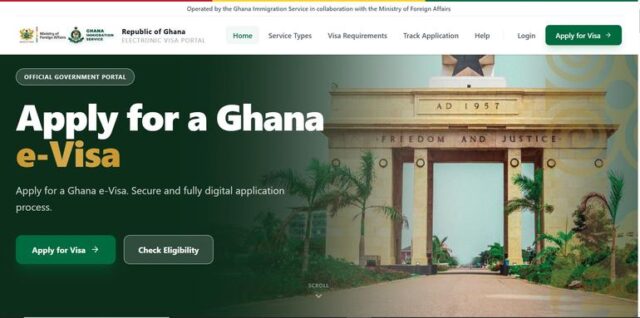 Ghana e-visa portal Ghana e-visa portal