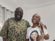 Moesha Boduong Makes Rare Public Appearance in Visit with Dele Momodu