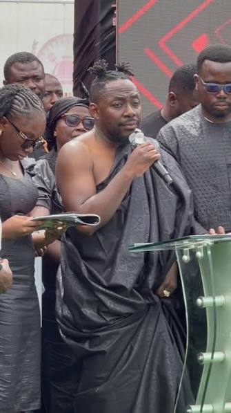Beverly Ama Afaglo funeral Musician Choirmaster has paid a heartfelt tribute to his late wife, actress and entrepreneur Beverly Ama Afaglo-Baah
