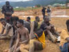 Illegal Miners Arrested by NAIMOS at Osino Suspected illegal miners arrested during the NAIMOS operation