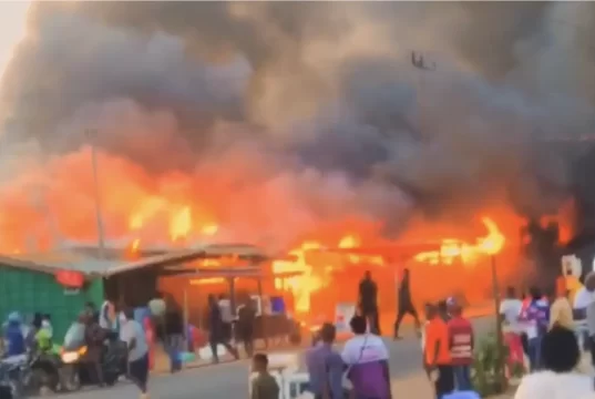 Massive fire guts Duraplast manufacturing in Accra
